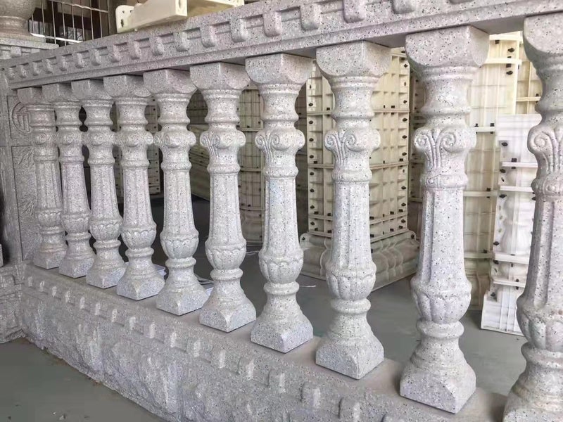 EAIVENY Prefabricated ABS Balcony Mold,Concrete Balustrade Mold Concrete Formwork for Outdoor Construction, DIY Home Improvement, Easy Installation and Reusable Design (Style 13) - Image 4